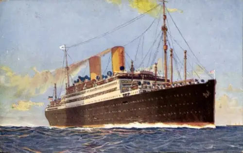 Künstler Ak Norddeutscher Lloyd Bremen, Doppelschraubendampfer Berlin