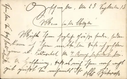 Foto Ak Zwei Deutsche Soldaten in Uniform, Portrait