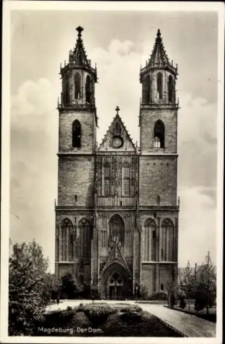 Ak Magdeburg an der Elbe,  Der Dom, Deutsches Reich, 6 Pfennig