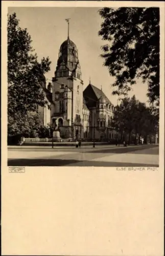 Ak Magdeburg an der Elbe, Kaiser Friedrich-Museum, Fotograf: Else Baumer