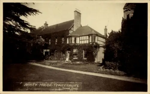 Ak Tewkesbury Gloucestershire England, Abbey House