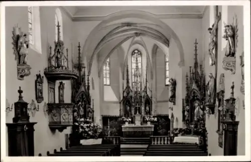 Ak Sallern Regensburg an der Donau Oberpfalz, Pfarrkirche Maria Himmelfahrt