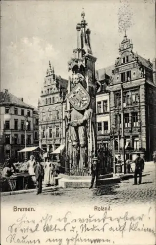 Ak Hansestadt Bremen, Roland