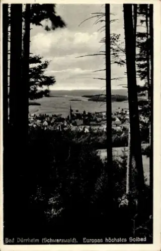 Ak Bad Dürrheim im Schwarzwald, Gesamtansicht