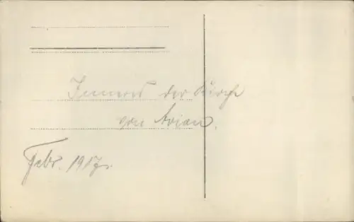 Foto Ak Innenansicht einer zerstörten Kirche, 1917