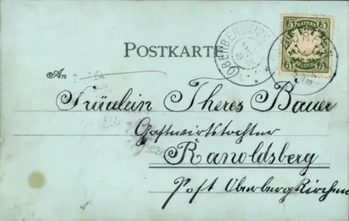 Ak Dorfen in Oberbayern