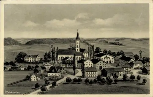 Ak Pleiskirchen in Bayern, Gesamtansicht