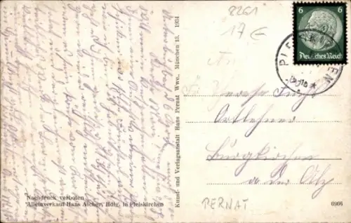 Ak Pleiskirchen in Bayern, Gesamtansicht