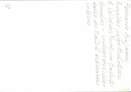 Autogramm Fernando Bujones, Tänzer und Choreograph