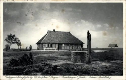 Ak Munster Lüneburger Heide, Truppenübungsplatz Munsterlager, Beim Louskrug