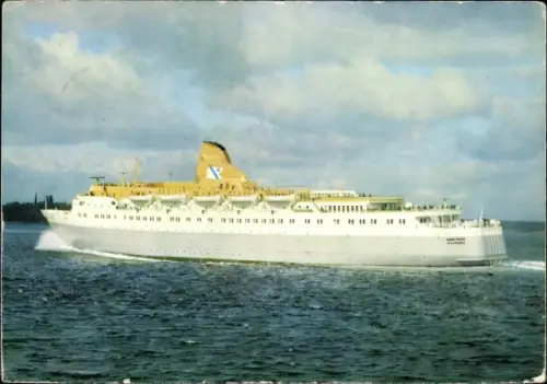 Ak Fährschiff MS Black Prince, London Canaries Service, Fred. Olsen Lines