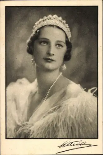 Ak Astrid von Schweden, Königin von Belgien, Portrait