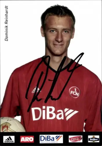 Autogrammkarte Fußballer Dominik Reinhardt, 1. FC Nürnberg, Autogramm