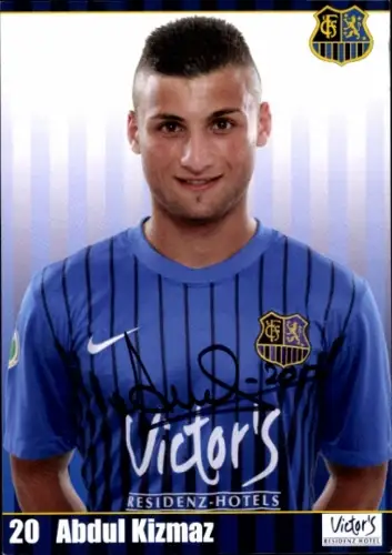 Autogrammkarte Fußballer Abdul Kizmaz, 1. FC Saarbrücken, Autogramm