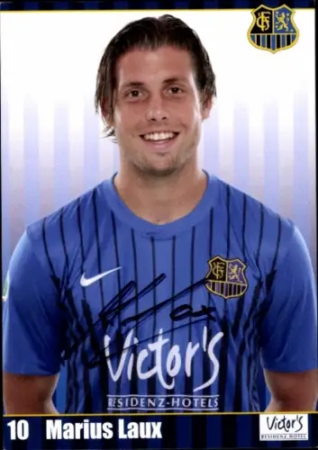 Autogrammkarte Fußballer Marius Laux, 1. FC Saarbrücken, Autogramm