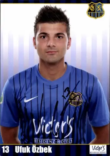 Autogrammkarte Fußballer Ufuk Özbek, 1. FC Saarbrücken, Autogramm