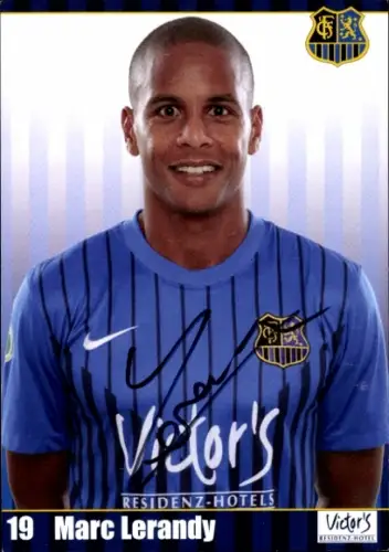 Autogrammkarte Fußballer Marc Lerandy, 1. FC Saarbrücken, Autogramm