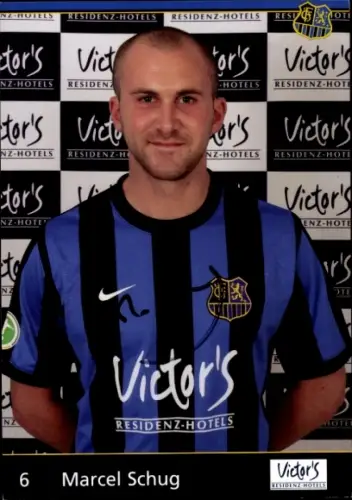 Autogrammkarte Fußballer Marcel Schug, 1. FC Saarbrücken, Autogramm