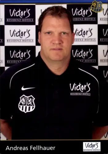 Autogrammkarte Co Trainer Andreas Fellhauer, 1. FC Saarbrücken, Autogramm