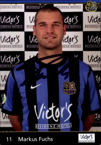 Autogrammkarte Fußballer Markus Fuchs, 1. FC Saarbrücken, Autogramm