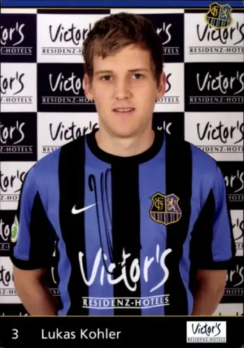 Autogrammkarte Fußballer Lukas Kohler, 1. FC Saarbrücken, Autogramm