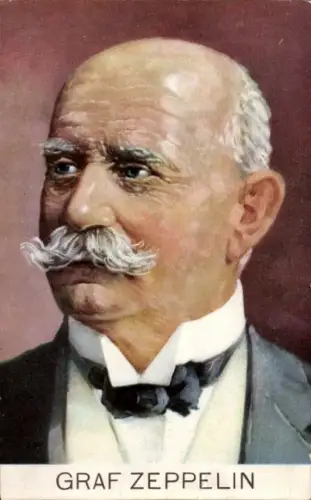Künstler Ak Ferdinand Graf von Zeppelin, Portrait