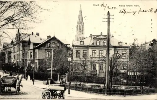 Ak Kiel, Klaus Groth Platz
