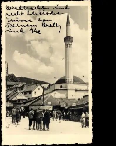 Foto Ak Sarajevo Bosnien Herzegowina, Moschee