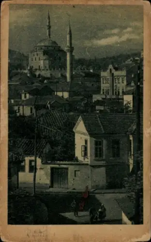 Ak Skopje Üsküb Mazedonien, Teilansicht, Moschee