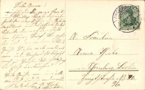 Präge Passepartout Ak Glückwunsch Neujahr, Kinder, Hufeisen, Geldsack