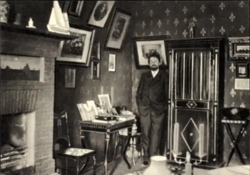 Ak Schriftsteller Chekhoy in his study in Yalta, 1900
