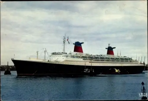 Ak Dampfer France, CGT French Line, Passagierschiff