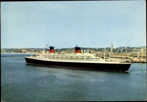 Ak Dampfer France, CGT French Line, Passagierschiff