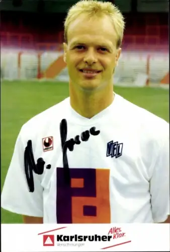 Autogrammkarte Fußballer Christian Greve, VfL Osnabrück, Autogramm