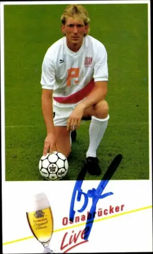 Autogrammkarte Fußballer Klaus Basten, VfL Osnabrück, Autogramm
