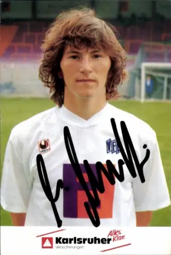 Autogrammkarte Fußballer Mirko Baschetti, VfL Osnabrück, Autogramm