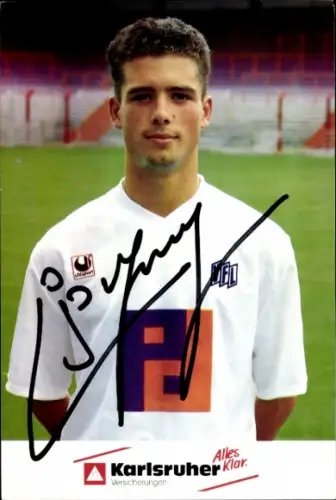 Autogrammkarte Fußballer Jean Paul de Jong, VfL Osnabrück, Autogramm
