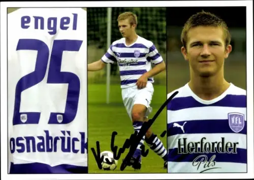 Autogrammkarte Fußballer Konstantin Engel, VfL Osnabrück, Autogramm