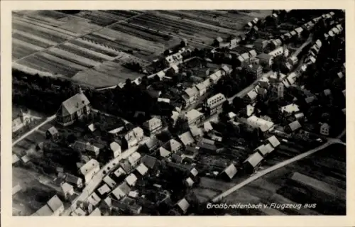 Ak Großbreitenbach in Thüringen, Luftaufnahme