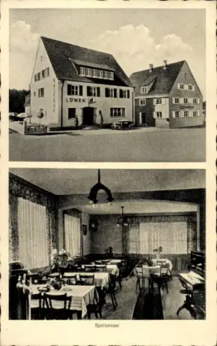 Ak Fischbach Friedrichshafen am Bodensee, Gasthof Pension Löwen