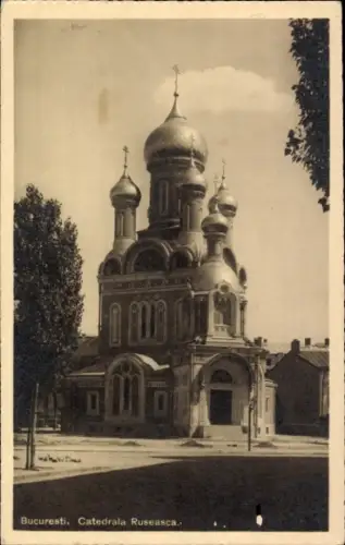 Ak București Bukarest Rumänien, russische Kirche