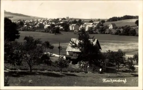 Foto Ak Machnín Machendorf Liberec Reichenberg in Böhmen, Gesamtansicht