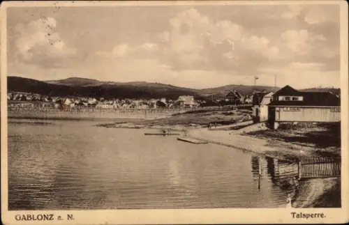 Ak Jablonec nad Nisou Gablonz an der Neiße Region Reichenberg, Talsperre