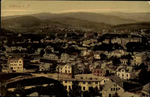 Ak Jablonec nad Nisou Gablonz an der Neiße Region Reichenberg, Gesamtansicht