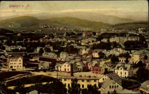 Ak Jablonec nad Nisou Gablonz an der Neiße Region Reichenberg, Gesamtansicht