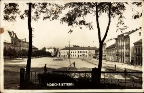 Foto Ak Smržovka Morchenstern Region Reichenberg, Straße, Häuser