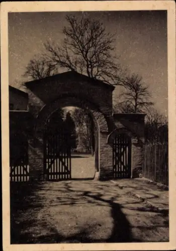 Ak Potsdam Sanssouci, Dorfeingang