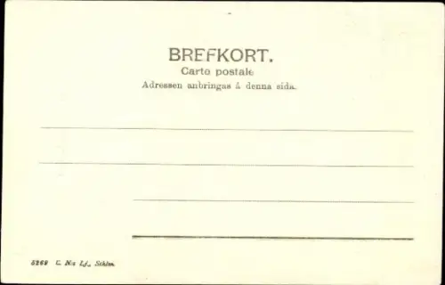 Ak Kronprinz Gustaf von Schweden, Portrait in Uniform