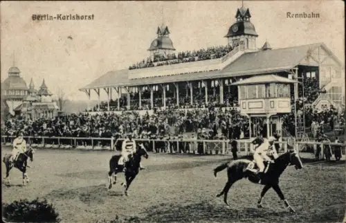 Ak Berlin Lichtenberg Karlshorst, Rennbahn