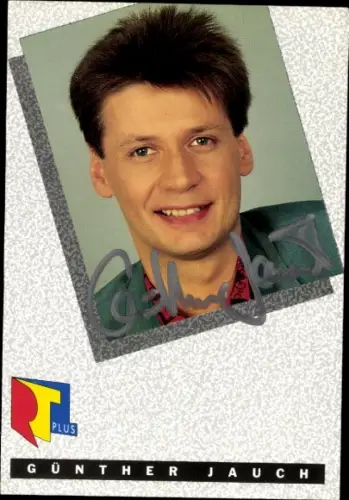 Ak Fernsehmoderator Günther Jauch, Portrait, Autogramm